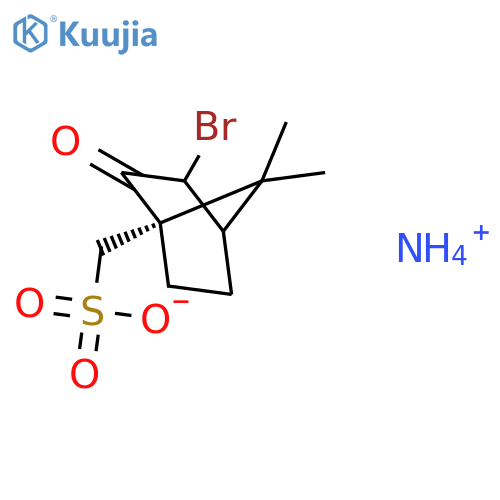 Bicyclo[2.2.1]heptane-1-methanesulfonicacid, 3-bromo-7,7-dimethyl-2-oxo-, ammonium salt (1:1), (1S,3S,4S)- structure