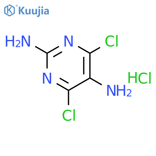 4,6-Dichloropyrimidine-2,5-diamine hydrochloride structure