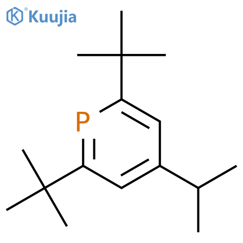 Phosphorin, 2,6-bis(1,1-dimethylethyl)-4-(1-methylethyl)- structure
