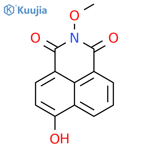1H-BENZ[DE]ISOQUINOLINE-1,3(2H)-DIONE, 6-HYDROXY-2-METHOXY- structure