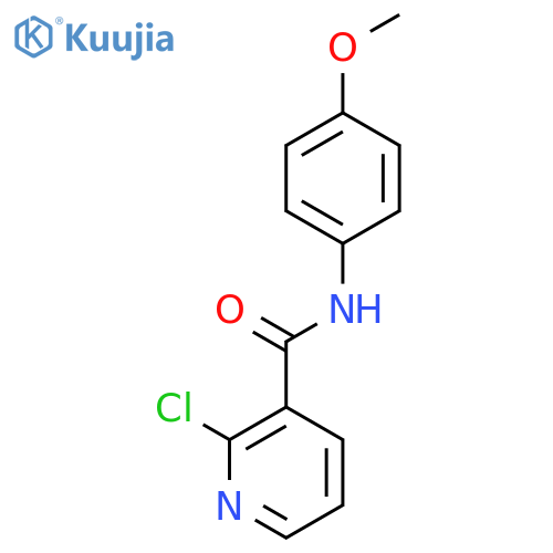 2-Chloro-N-(4-methoxyphenyl)nicotinamide structure