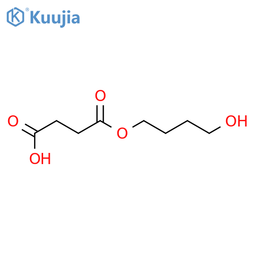 Butanedioic acid,1-(4-hydroxybutyl) ester structure