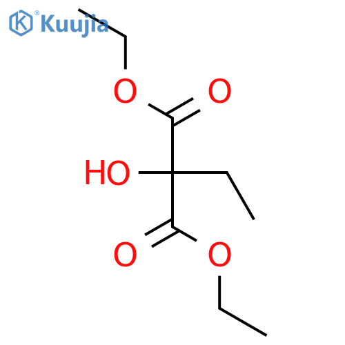 Propanedioic acid, ethylhydroxy-, diethyl ester structure