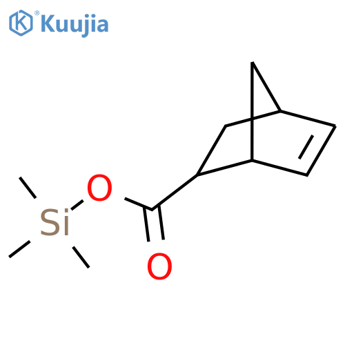 Bicyclo[2.2.1]hept-5-ene-2-carboxylicacid, trimethylsilyl ester structure