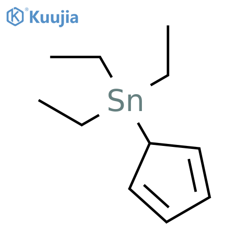 Stannane, 2,4-cyclopentadien-1-yltriethyl- structure