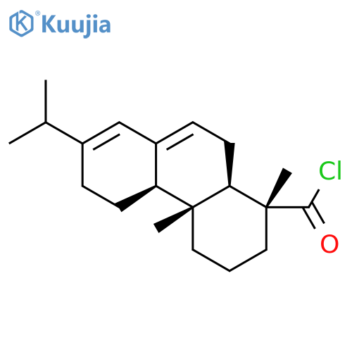1-Phenanthrenecarbonylchloride, 1,2,3,4,4a,4b,5,6,10,10a-decahydro-1,4a-dimethyl-7-(1-methylethyl)-,(1R,4aR,4bR,10aR)- structure
