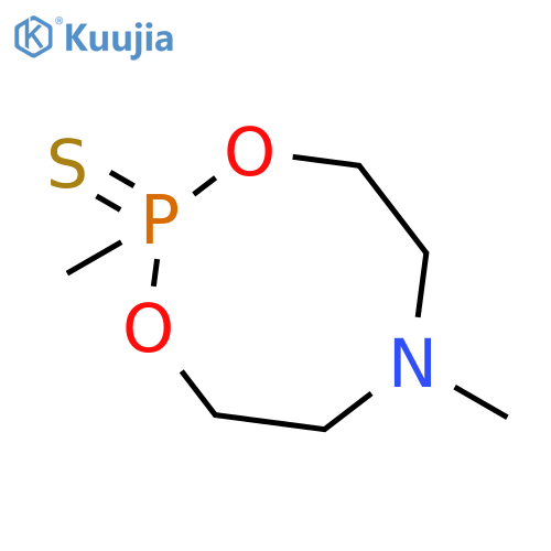 4H-1,3,6,2-Dioxazaphosphocine, tetrahydro-2,6-dimethyl-, 2-sulfide structure