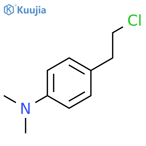 4-(2-chloroethyl)-N,N-dimethylaniline structure