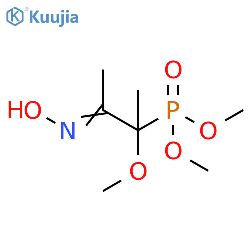 Phosphonic acid, [2-(hydroxyimino)-1-methoxy-1-methylpropyl]-, dimethyl ester (9CI) structure