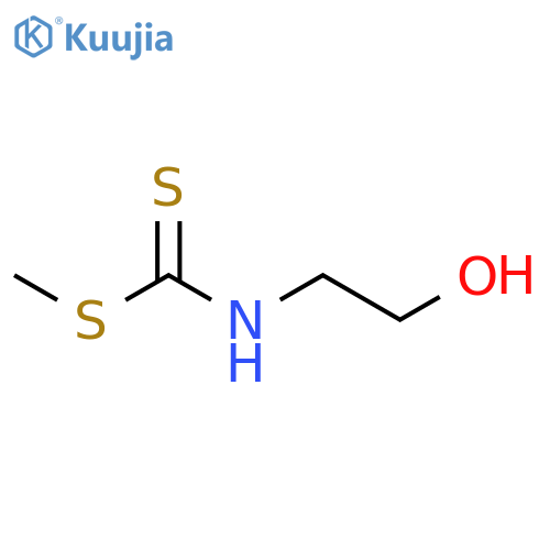 N-(2-Hydroxyethyl)carbamodithioic Acid Methyl Ester structure