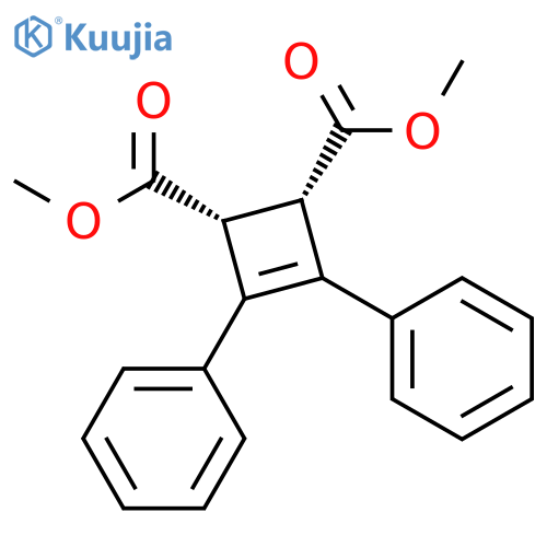 3-CYCLOBUTENE-1,2-DICARBOXYLIC ACID, 3,4-DIPHENYL-, DIMETHYL ESTER, CIS- structure