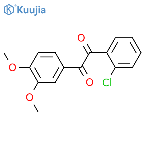1,2-Ethanedione,1-(2-chlorophenyl)-2-(3,4-dimethoxyphenyl)- structure