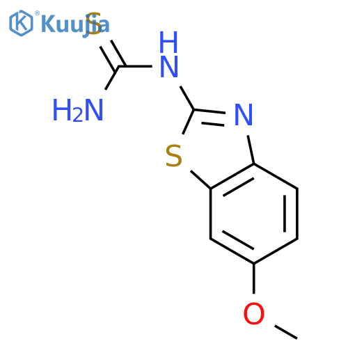 1-(6-Methoxybenzo[d]thiazol-2-yl)thiourea structure