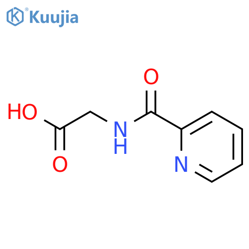 2-(pyridin-2-ylformamido)acetic acid structure