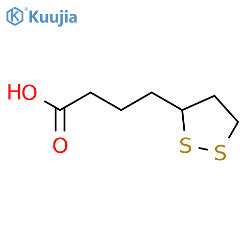 4-(1,2-Dithiolan-3-yl)butanoic acid structure