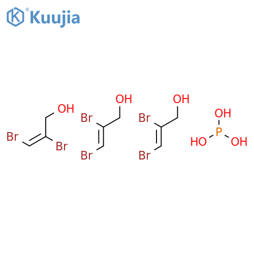 2-Propen-1-ol, 2,3-dibromo-, phosphite (3:1) structure