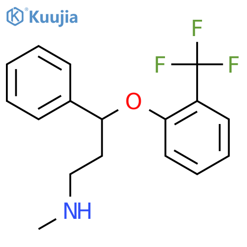 N-Methyl-3-phenyl-3-(2-(trifluoromethyl)phenoxy)propan-1-amine structure