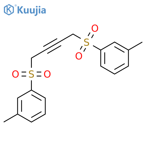 Benzene, 1,1'-[2-butyne-1,4-diylbis(sulfonyl)]bis[3-methyl- structure