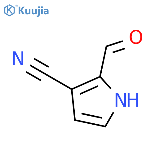 2-formyl-1H-Pyrrole-3-carbonitrile structure
