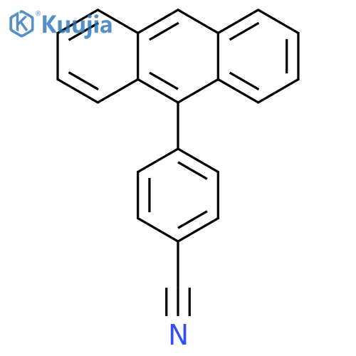 Benzonitrile, 4-(9-anthracenyl)- structure