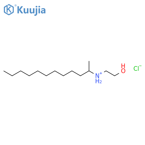 N-(2-hydroxyethyl)dodecan-2-aminium chloride structure