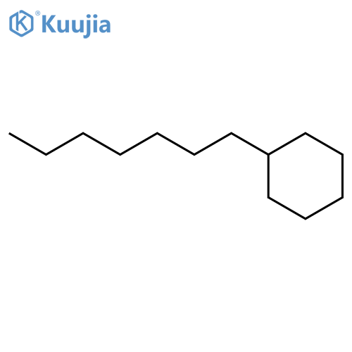 Cyclohexane, heptyl- structure