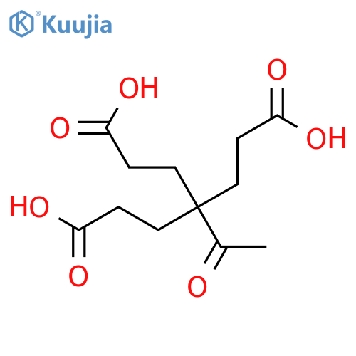4-Acetyl-4-(2-carboxyethyl)heptanedioic Acid structure