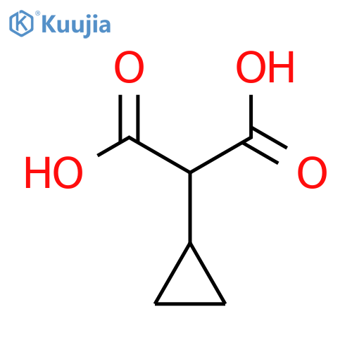 2-cyclopropylPropanedioic acid structure