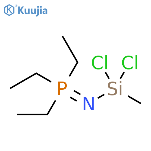 Silanamine, 1,1-dichloro-1-methyl-N-(triethylphosphoranylidene)- structure