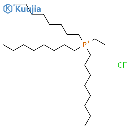 Phosphonium, ethyltrioctyl-, chloride structure