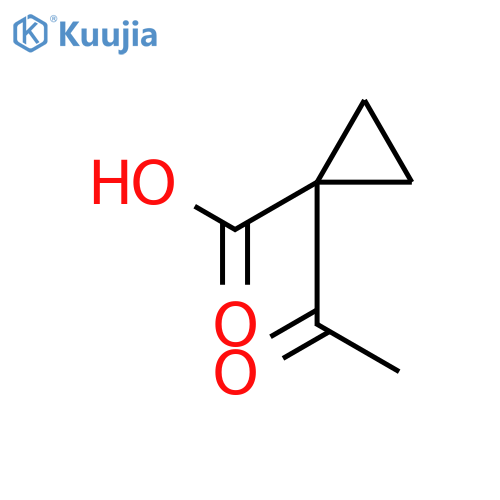 1-Acetylcyclopropane-1-carboxylic Acid structure