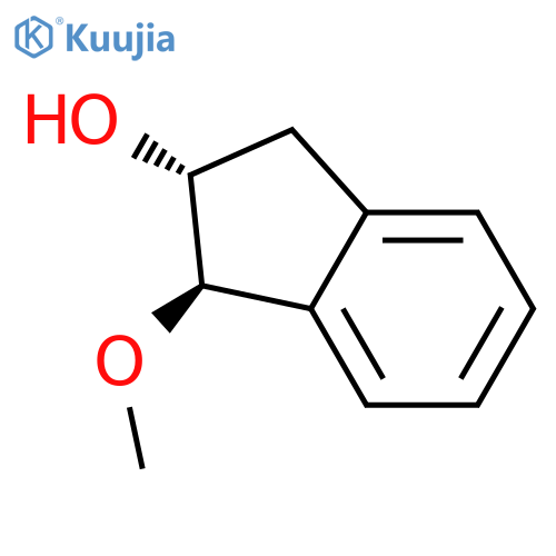 1H-INDEN-2-OL, 2,3-DIHYDRO-1-METHOXY-, TRANS- structure