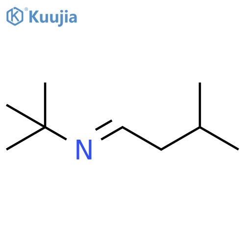 2-PROPANAMINE, 2-METHYL-N-(3-METHYLBUTYLIDENE)- structure