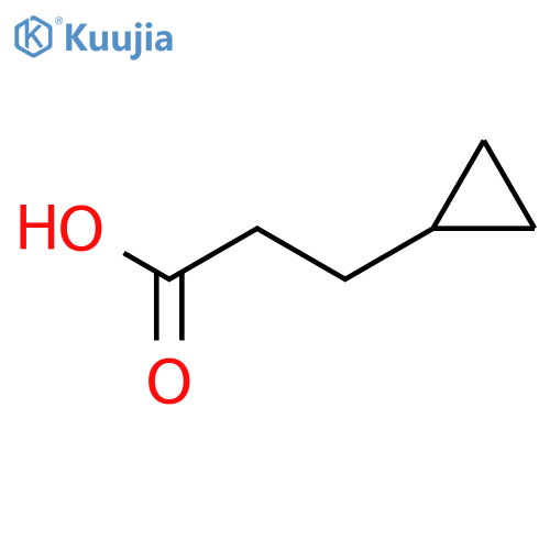 3-Cyclopropylpropanoic acid structure