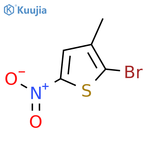 2-bromo-3-methyl-5-nitrothiophene structure