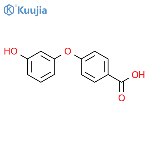 4-(3-Hydroxyphenoxy)benzoic acid structure