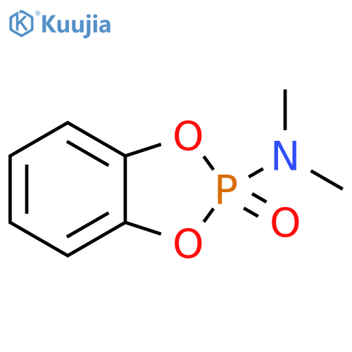 1,3,2-Benzodioxaphosphol-2-amine, N,N-dimethyl-, 2-oxide structure