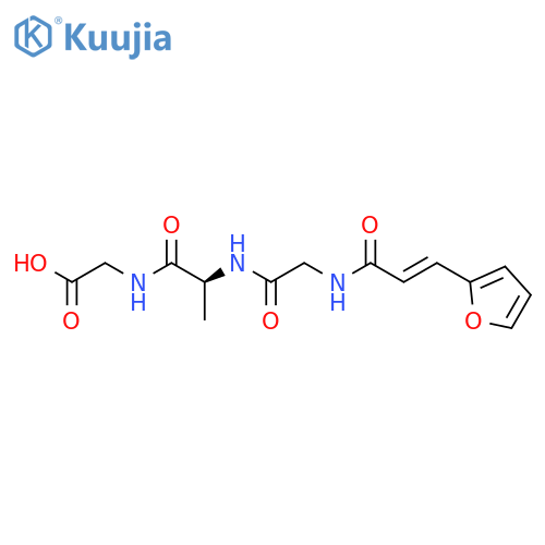 GLYCINE, N-[N-[N-[3-(2-FURANYL)-1-OXO-2-PROPENYL]GLYCYL]-L-ALANYL]- structure