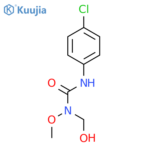 Urea, N'-(4-chlorophenyl)-N-(hydroxymethyl)-N-methoxy- structure
