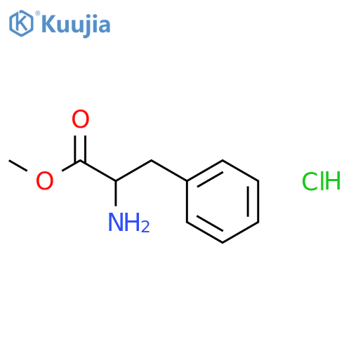 Methyl 2-amino-3-phenylpropanoate hydrochloride structure