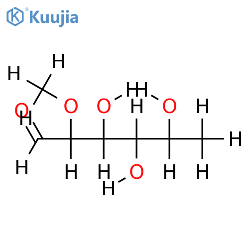 D-galacto-3,4,5-Trihydroxy-2-methoxy-hexanal structure