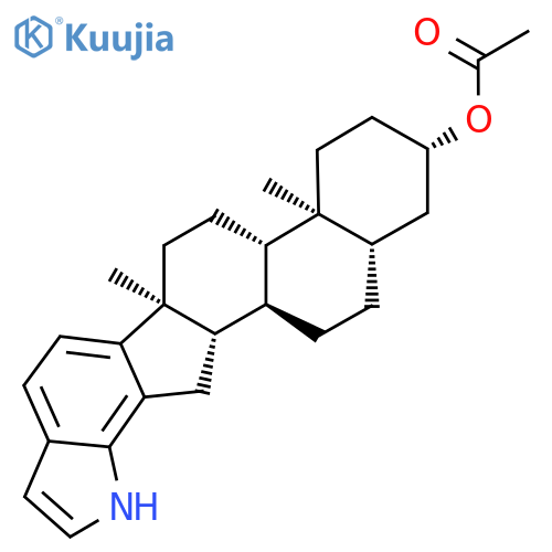 [(1S,2R,5S,7S,10S,11S,14S)-10,14-Dimethyl-21-azahexacyclo[12.10.0.02,11.05,10.015,23.018,22]tetracosa-15(23),16,18(22),19-tetraen-7-yl] acetate structure