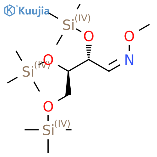 (Z,2R,3R)-N-Methoxy-2,3,4-tris(trimethylsilyloxy)butan-1-imine structure
