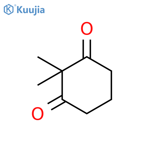 2,2-dimethylcyclohexane-1,3-dione structure