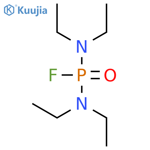 N,N,N',N'-tetraethylphosphorodiamidic fluoride structure