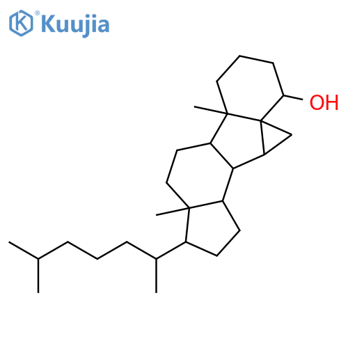 5,7-cyclocholestan-4-ol structure