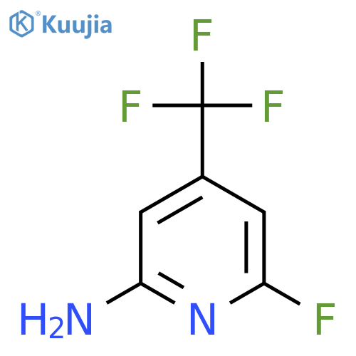 6-Fluoro-4-(trifluoromethyl)pyridin-2-amine structure