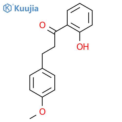 1-Propanone, 1-(2-hydroxyphenyl)-3-(4-methoxyphenyl)- structure