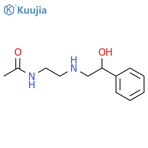 Acetamide, N-[2-[(2-hydroxy-2-phenylethyl)amino]ethyl]- structure