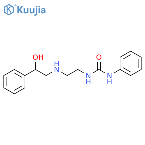 Urea, N-[2-[(2-hydroxy-2-phenylethyl)amino]ethyl]-N'-phenyl- structure